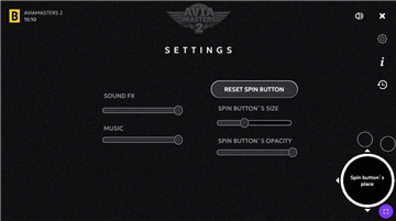Aviamasters 2 Einstellungen
