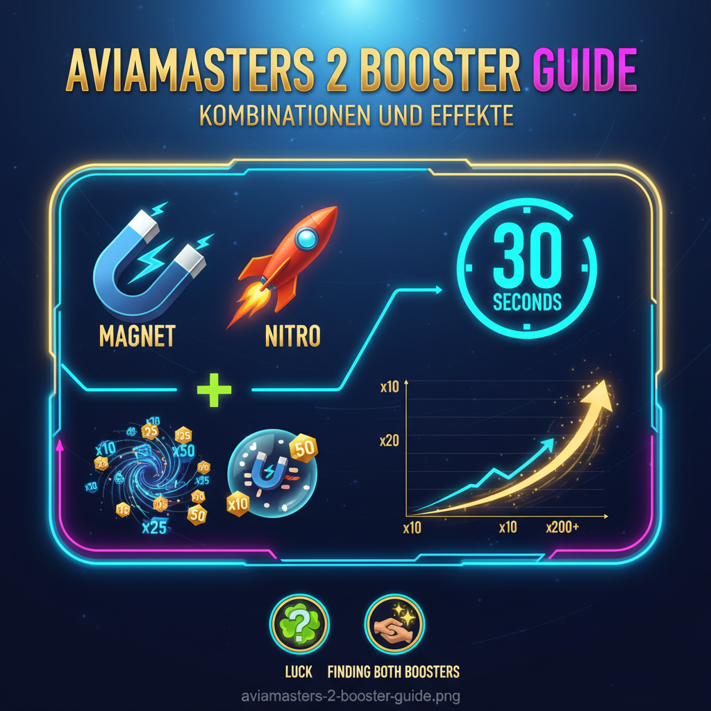 Aviamasters 2 Booster Kombinationen und Effekte