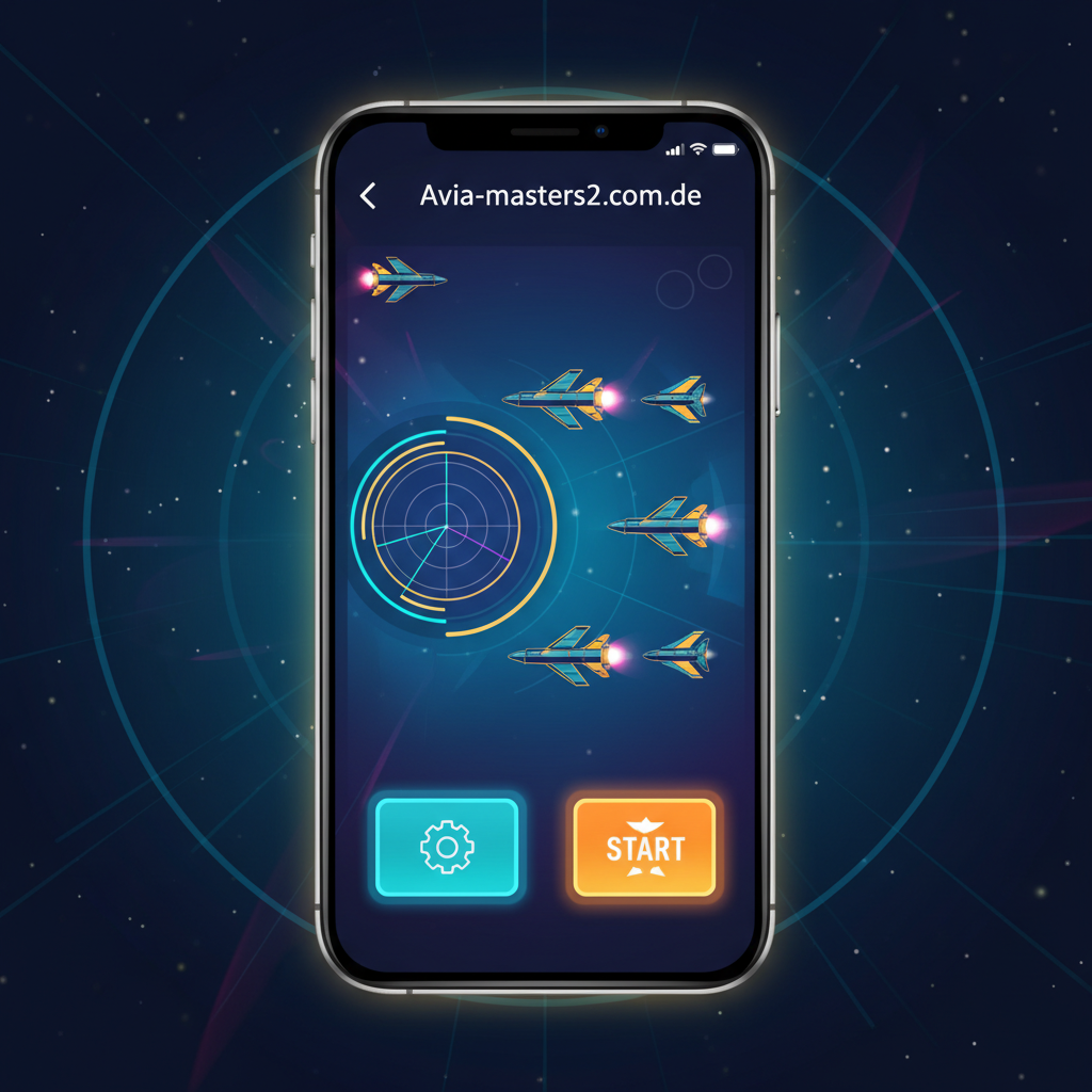 Aviamasters 2 auf einem Smartphone-Bildschirm — mobile Version für Deutschland